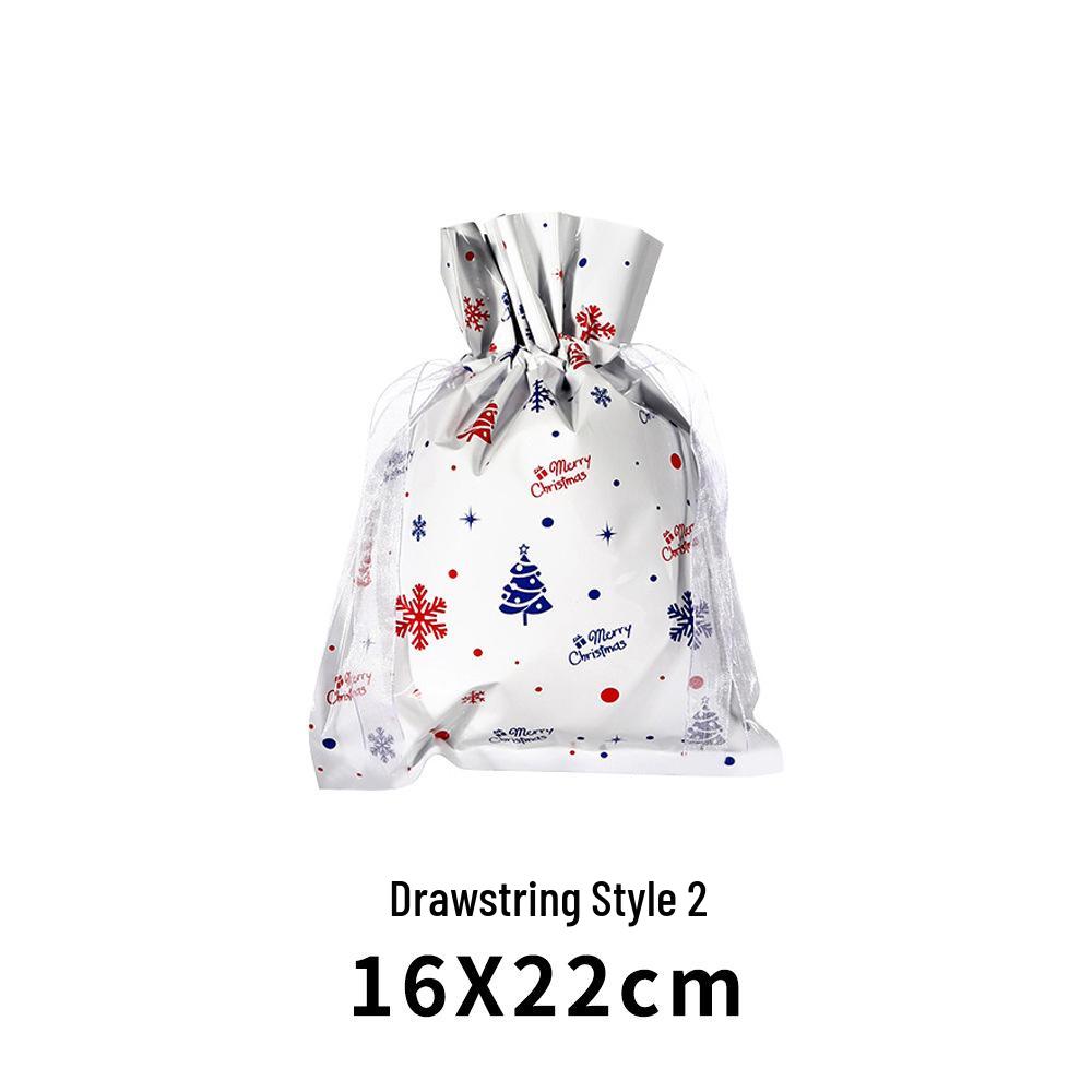 Exclusive Christmas Drawstring Gift Pouch - Festival Candy Bag in Stock