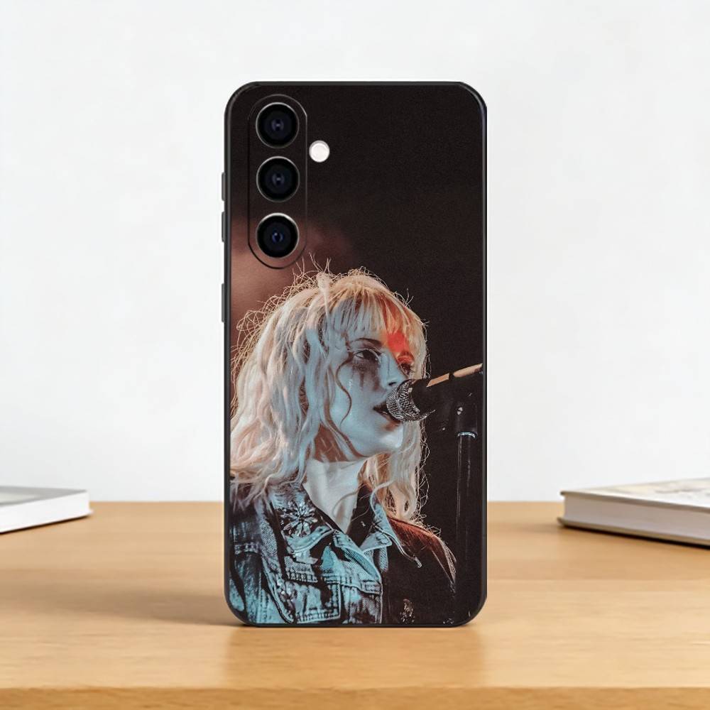 Paramore Pop-Punk B-Band Phone Case For Samsung Galaxy A73,A72,A71,A70,A53,A52,A51,Soft Silicone Black Cover