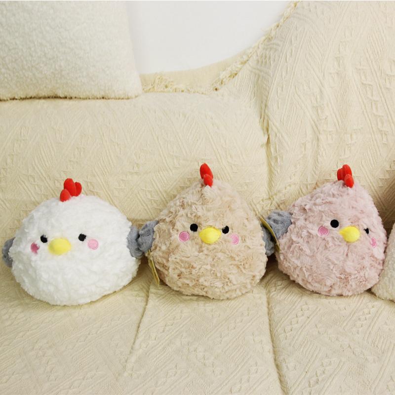1Pc 20CM Kawaii Fat Chicken Plush Toy Stuffed Soft Animal Doll Cute Chicken Pillow for Children Birthday Xmas Gift