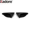 Car Rear Seat Adjust Switch Button Cover Trim For Toyota Highlander Hybrid    Carbon Interior Mouldings Accessories