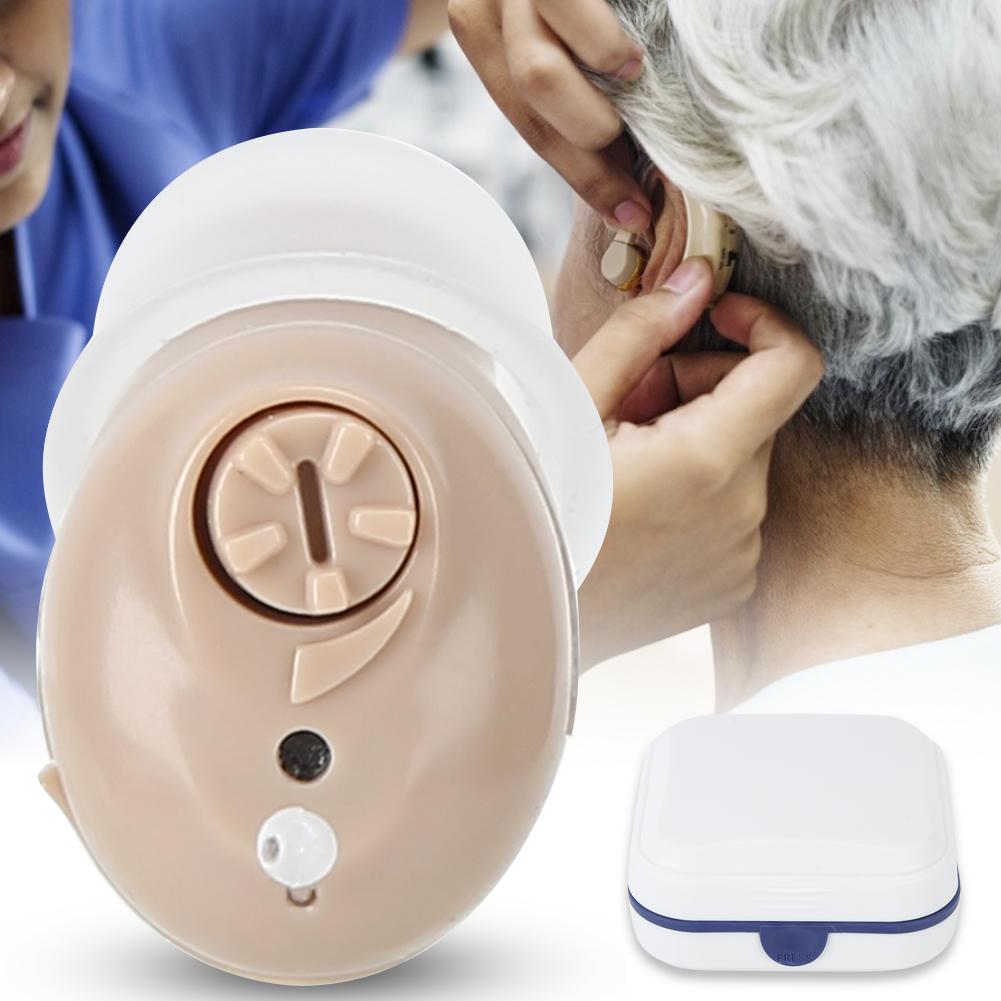 In Ear Type Hearing Aid Portable Concealed Mini Ear Amplifier Hearing Accessories Tool