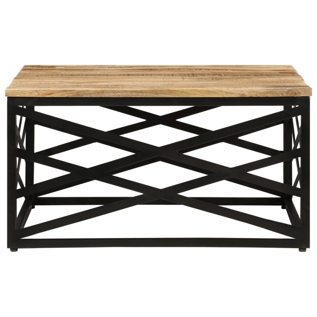 Coffee Table, 68X68X35 Cm, Solid Mango Wood