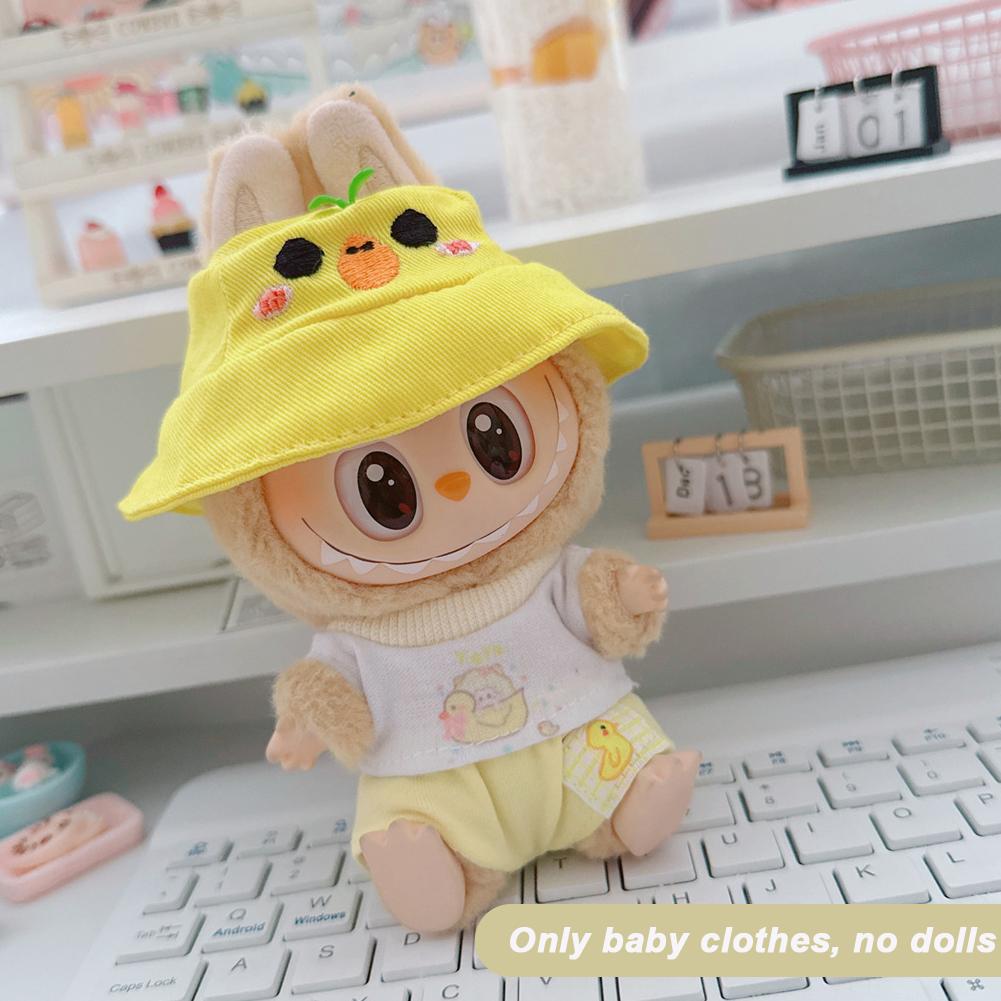 

Для 17см куклы Лабубу Одежда Модная одежда Рубашки Одежда для кукол Подходящий по цвету Шорты Аксессуары для кукол Милое украшение Маленькая одежда 10