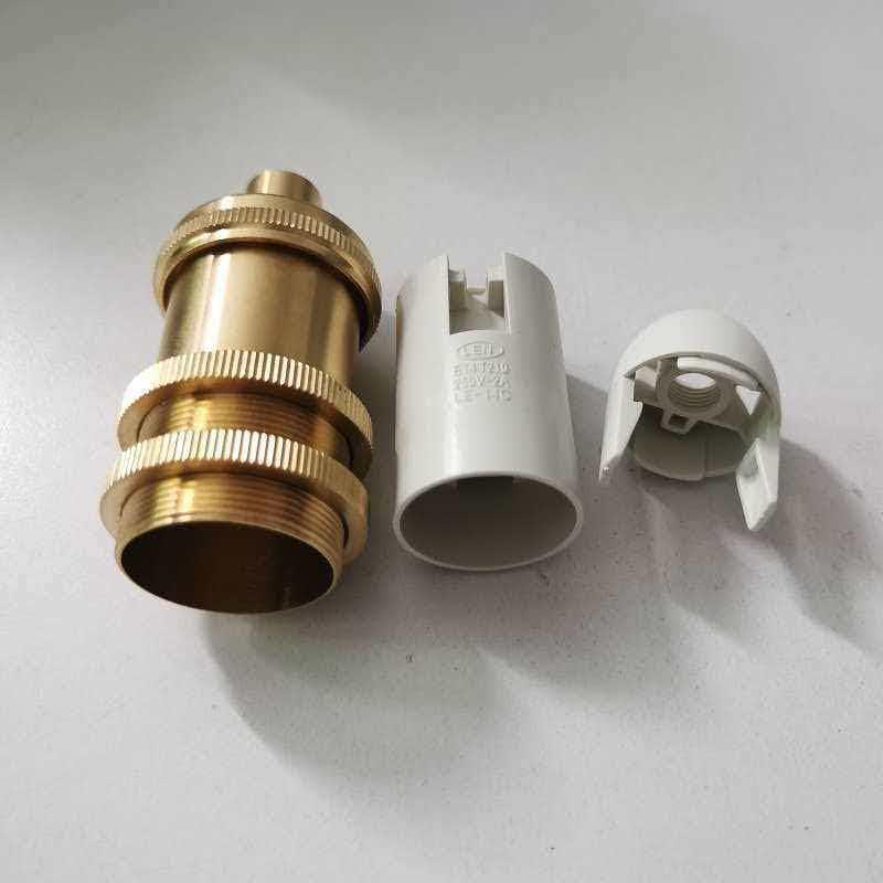E26/E27 Pure Copper Table/Floor Lamp Holder with Switch Lighting Fixture DIY Accessory.