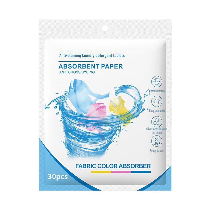 

[50 шт. в упаковке] Таблетки для стирки Color-Guard: Впитывающая краску, защита от вытекания для одежды