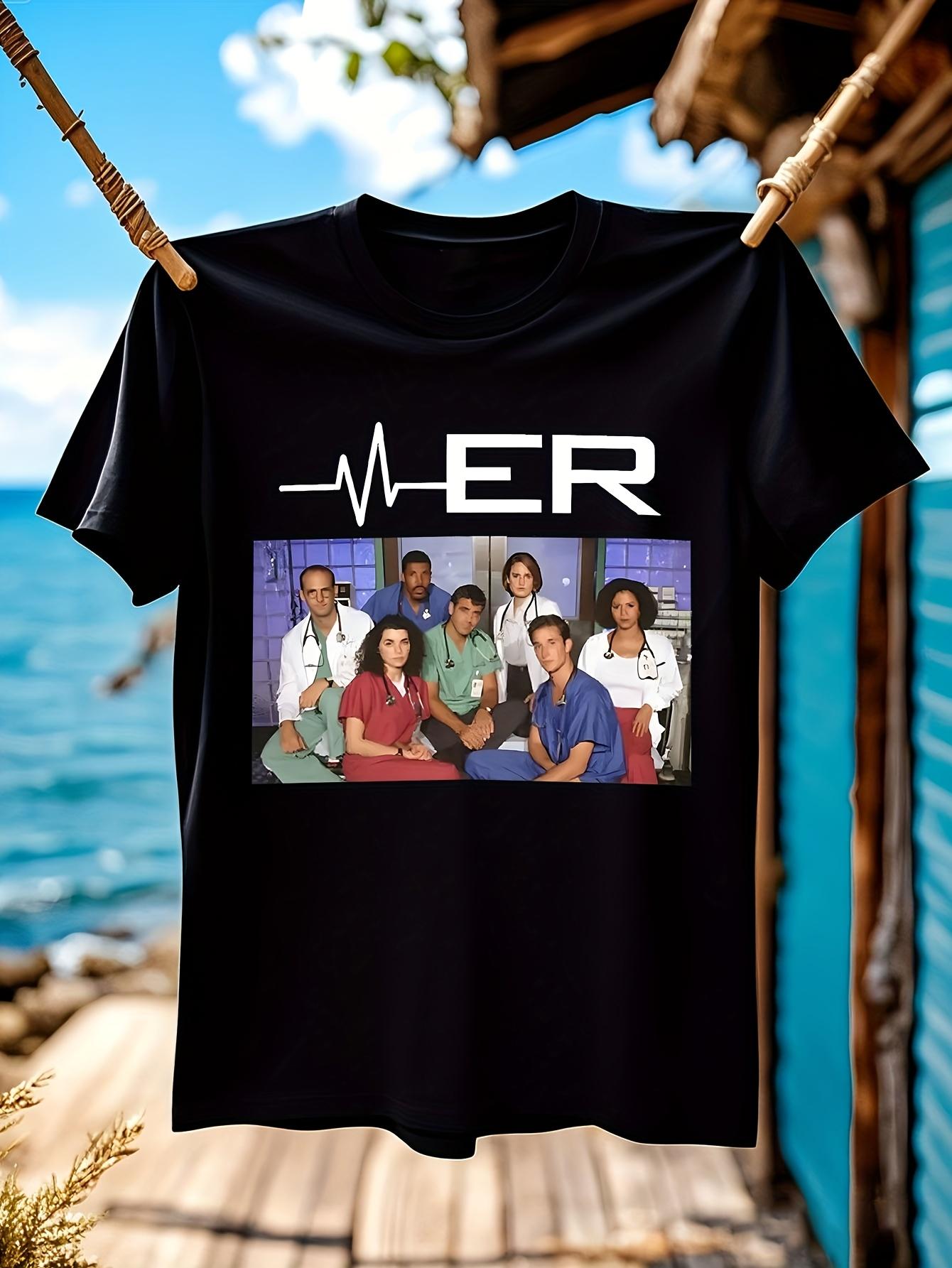 ER TV Show Heartbeat Graphic Tshirt Graphic Tshirt - Medi... XL