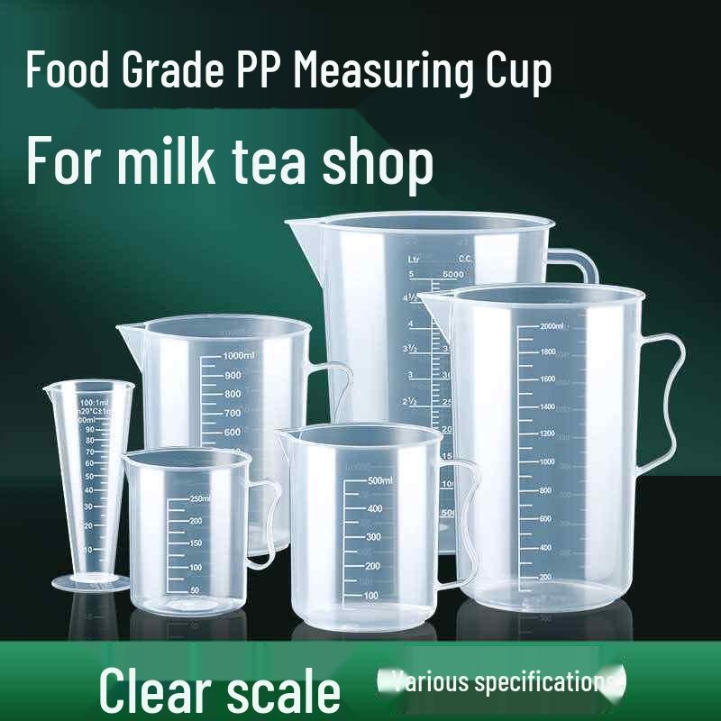 Langxi 2000ml Food-Grade Measuring Pitcher with Lid and Handle