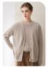 Kang Sai Ni Women's 100% Cashmere Cable Knit Retro Sweater