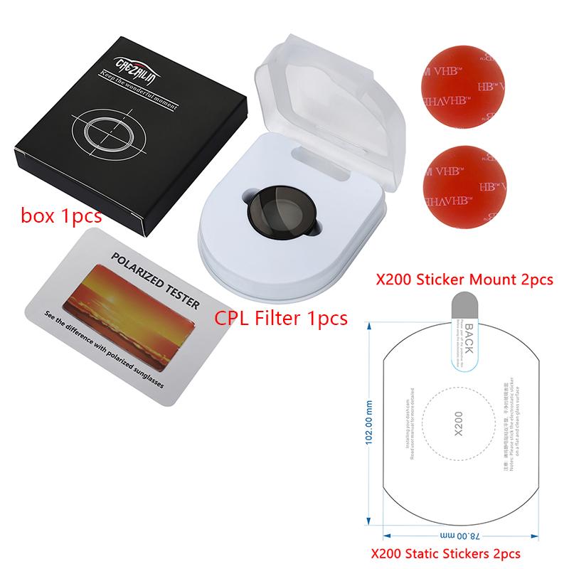 For 70mai X200 Electrostatic Sticker for 70mai X200 Omni Mount  for 70mai Omni X200 CPL Filter for 70mai Tools Pack