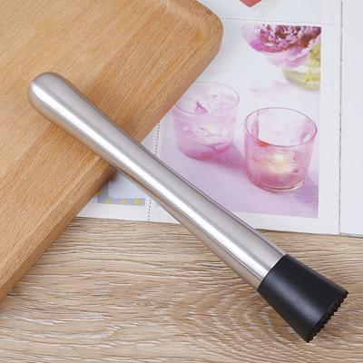 1 Pc Cocktail Muddler Bar Mixer Diy Drink Fruit Muddler Crushed Ice Barware