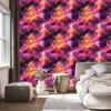 Watercolor Galaxy Purple and Plum Wallpaper for Living Room and Bedroom 50x1000