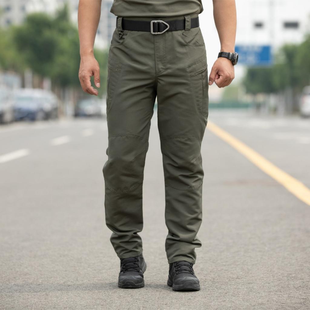 Mens Pants Ripstop Cargo Work Pants with Multi-pocket Water Resistant Breathable Hiking Camping Travel Fishing Construction Pants