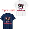 Funny Anime Dominican Girl Pattern Print Men's T-shirt Summer Men's and Women's Casual Fashion Tops Men's Short Sleeve T-shirt Oversize Clothing