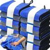 5pcs Thicken Microfiber Cloths Double Sides Cleaning Towels Car Washing Drying Cloth Super Absorbent Auto Detailing Towel Rag