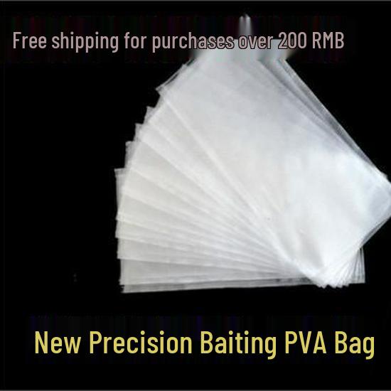 

Water-Soluble Rapid-Dissolving Fishing Bait Bag and Gear 8cmX16cm [one piece]