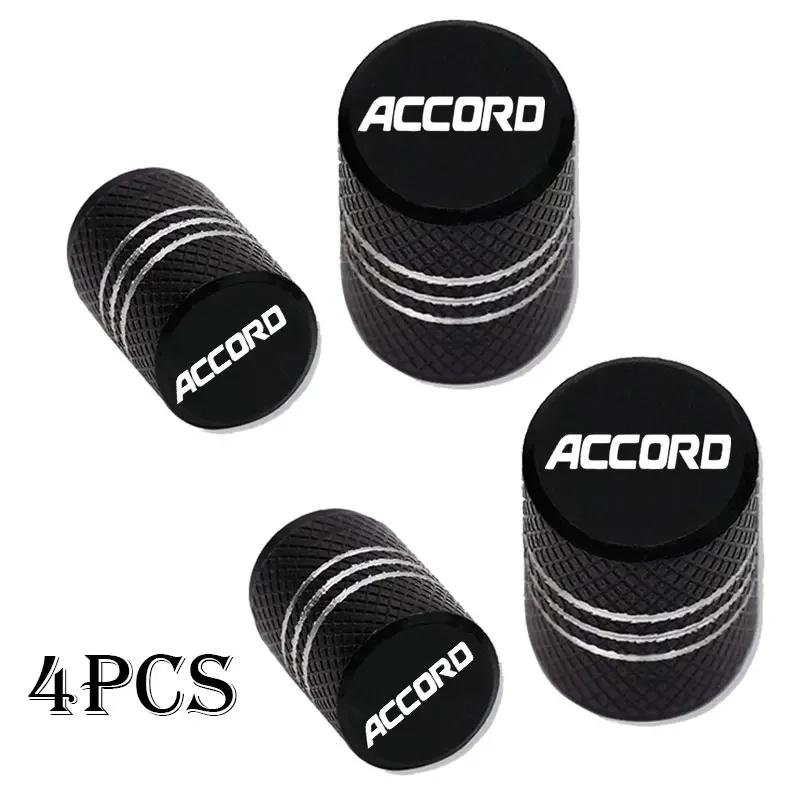 Car Wheel Tire Valve Caps Tyre Stem Covers Airdust Waterproof For Honda ACCORD Car Accessories
