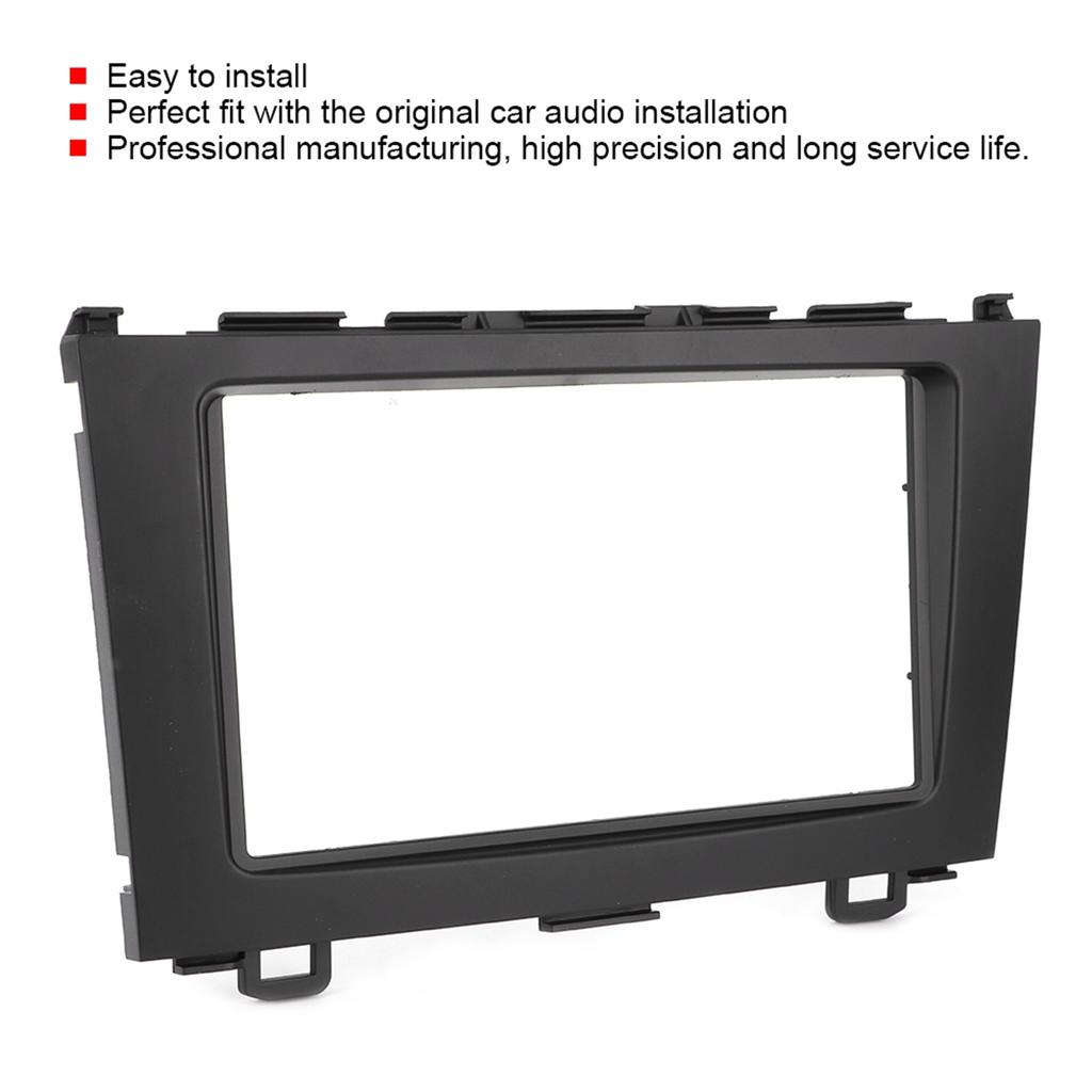 2-DIN Auto-DVD-Stereo-Radio-Navigations-Blende Armaturenbrett-Rahmen Zierleisten-Kit Passend für Honda CRV CR-V 2007 2008 2009 2010