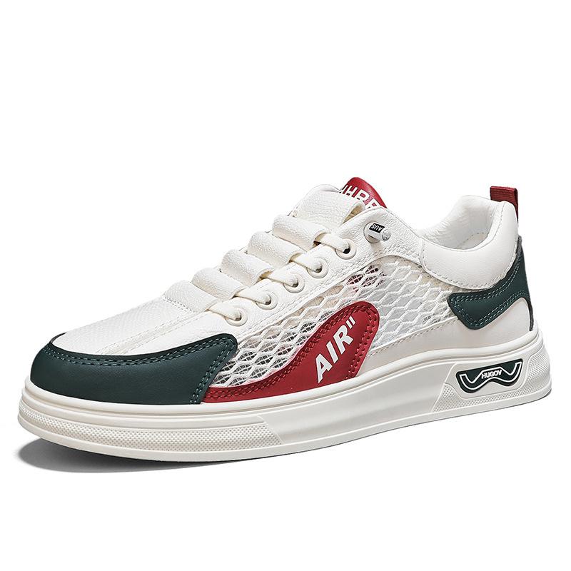 

Men s shoes summer new hollow mesh breathable casual board shoes teenagers and students trend foot sneakers single shoes 39