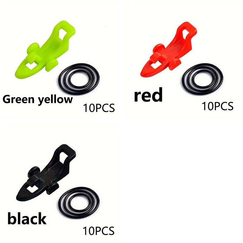 10set/pack Fishing Hook Secure Keeper Holder Lure Accessories Fishing Rod Bait Casting Tool Jig Hooks Safe Keeping