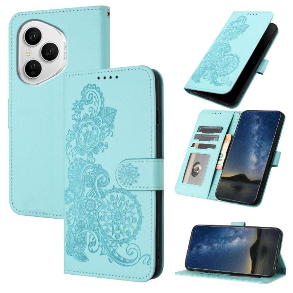 (Light blue) Flip Case for Honor 400 Pro Flip Folio Book Pu Leather Magnetic Closure Kickstand Protective with Card Slot Stand