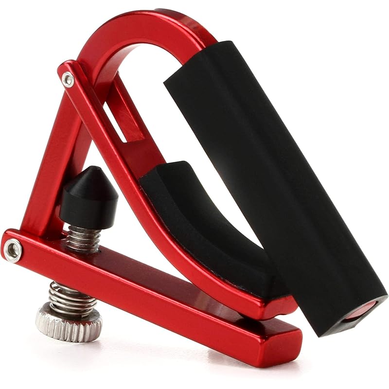 

SHUBB shabu capo tasto for ukulele Made of lightweight aluminum L-9 Red red