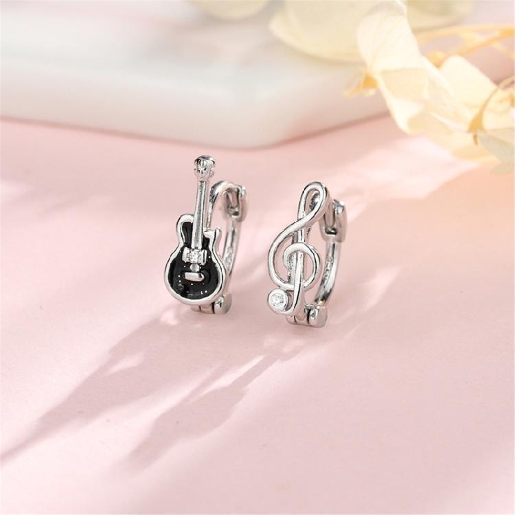 Stage Ready Music Note Ear Accessories Copper Crafted Rock Styles Jewelry for Daily Use