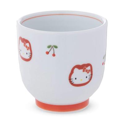 Ranchant Hello Kitty Arita Made in Japan Teetasse, Mehrfarbig, 7,4x7,3cm, Kirsche, Keramik,