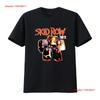 Skid Row Band T-shirt Nera da Uomo vintage Lavata Per l'Uso Quotidiano streetwear grafica Casual Morbida