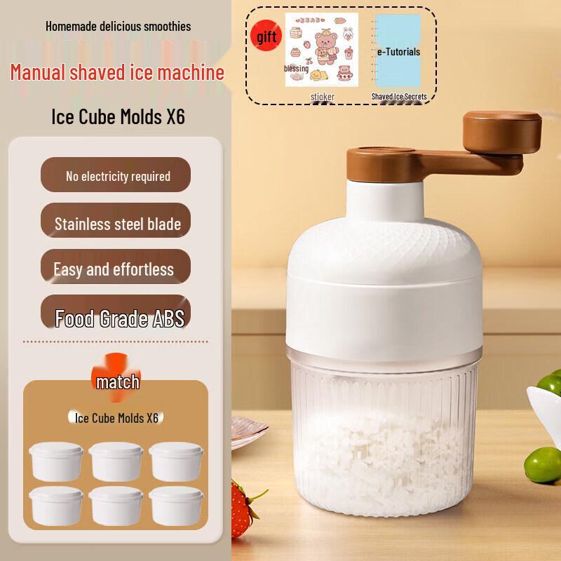 Manual Hand Crank Ice Shaver