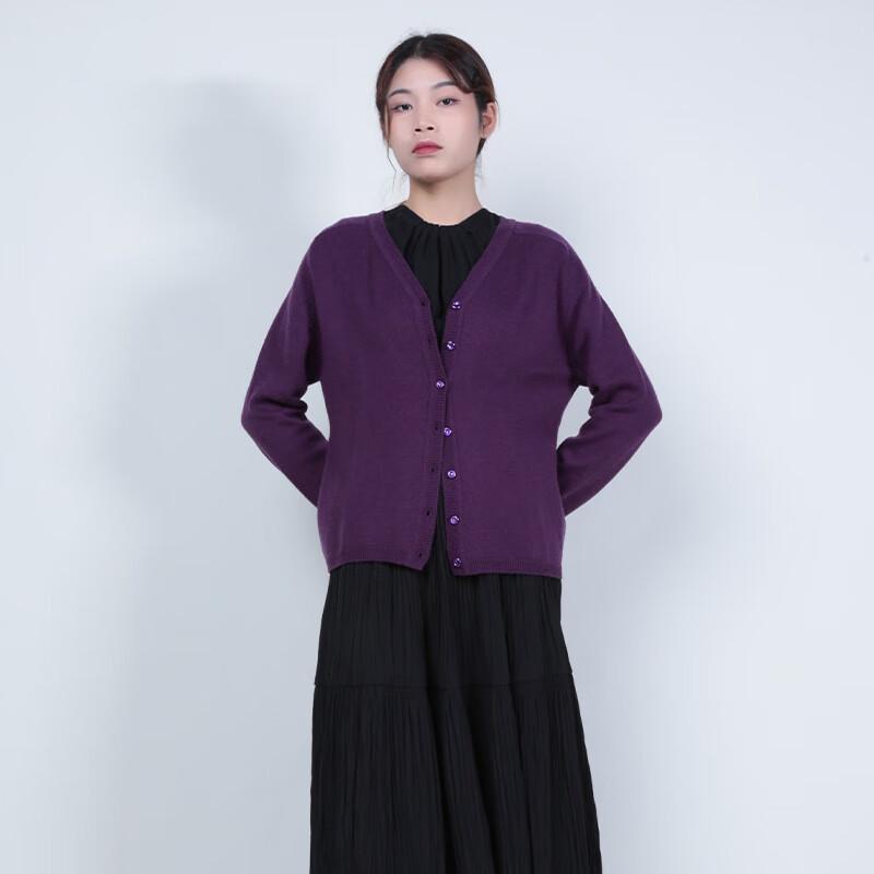 Anlom Women's Wool Long Sleeve Knitted Cardigan