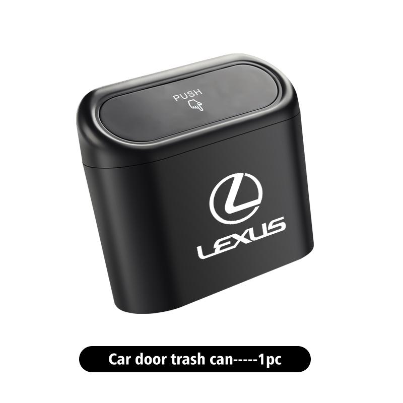 For Lexus Car Garbage Can Storage Box Rubbish Organizer Trash Bin CT200H ES250 ES300H IS250 IS200 GS300 GS460 GX470 LS400KP2