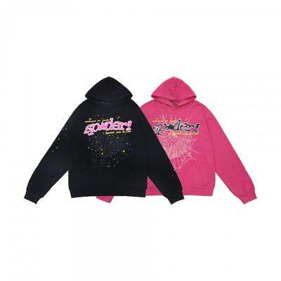 Leichter Baumwoll-Kapuzenpullover für Herren mit Folienaufdruck Lockerer Schnitt Streetwear Pullover Herbst