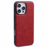 Bojue-3 Series For iPhone 16 Pro Case Leather Coated PC+TPU Anti-Scratch Protective Cover