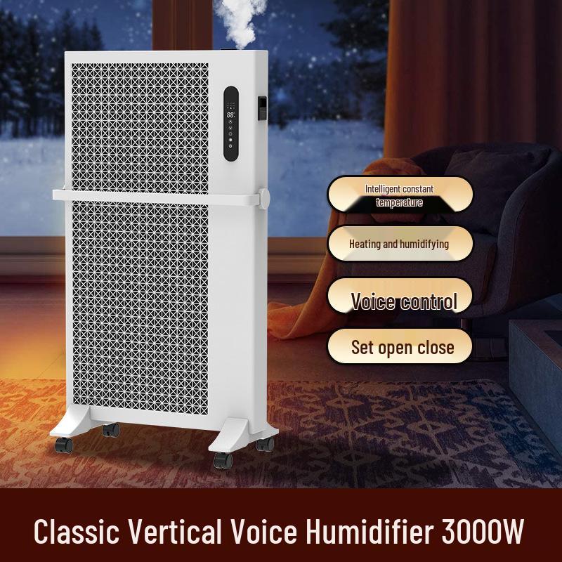 Graphene Energy-Saving Multifunctional Electric Heater with Humidifier and Voice Remote Control.
