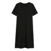 Long T-shirt Dress Summer Women's Plus Size Loose Fashion Mid-length Short-sleeved Straight Dresses