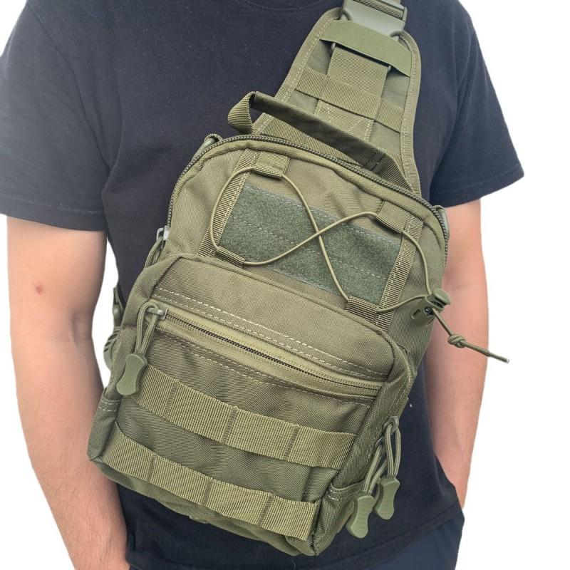 Tool Bags 900D Oxford Cloth Tool Chest Bag Waterproof Wear-resistant Crossbody Sling Pack Outdoor Work