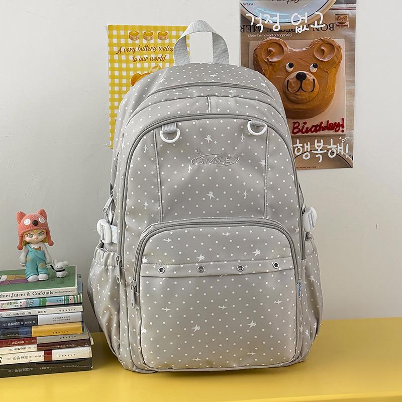 Schoolbag Japan and Korea new junior high school high school college student schoolbag female small fresh and cute large capacity backpack simple a