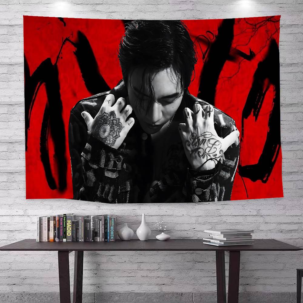 Singer DDPR Ian Anime Tapestry Hanging Tarot Hippie Wall Rugs Dorm Wall Hanging Sheets