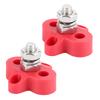 2Pcs Heavy Duty Terminal Stud Power Distribution Negative Post M8 for Trucks RVs Boats