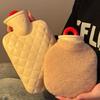 Plush Explosion-Proof Hot Water Bottle & Hand Warmer for Girls - Large & Small Sizes Available for Abdomen or Bed Use
