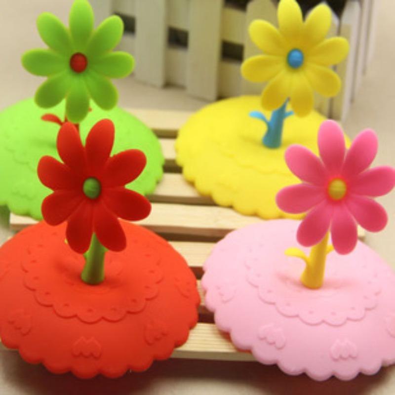 1Pc Girasole Coperchio Della Tazza Antipolvere Riutilizzabile In Silicone Bere Coperchio Della Tazza FAI DA TE Isolamento Anti-polvere Copertura Della Tazza Casa Articoli e Attrezzature per Acqua, Caffè, Tè Tazze Coperchio