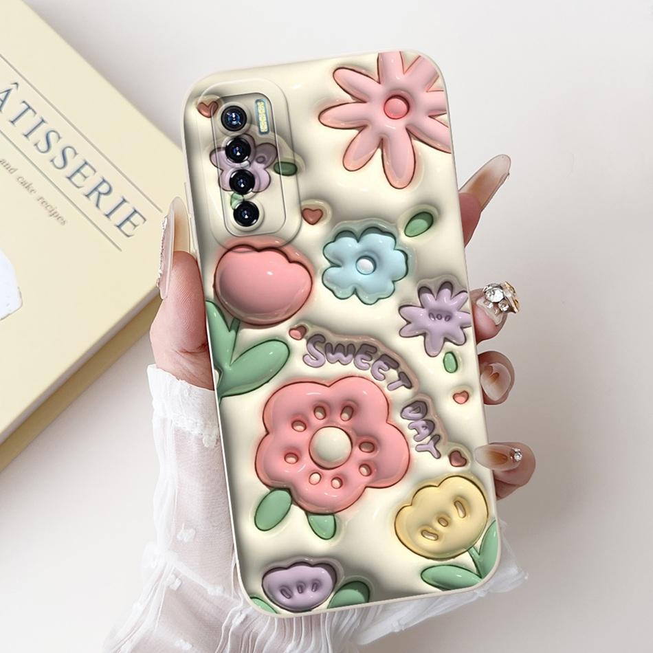 For Tecno Camon 17 Pro 17P 17 Phone Case Camon17 Camon17P 17Pro CG6 CG7 CG8 Cute New Design Soft Silicone Plain Shockproof Cases