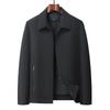 Men's Casual Lapel Jacket for Spring & Autumn - Middle-Aged & Elderly