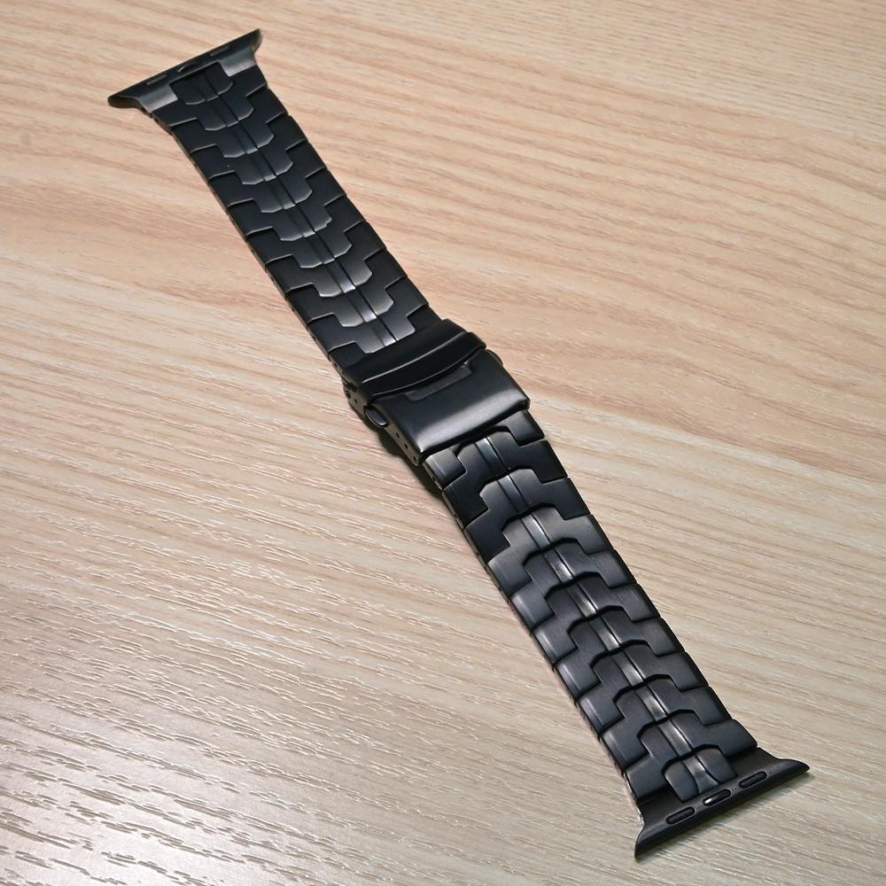 Titanium Wristband for Apple Watch Series 10 46mm Ultra 49mm Strap Luxury Titanium Link Bracelet for Iwatch 9 8 7 6 5 45mm 44mm