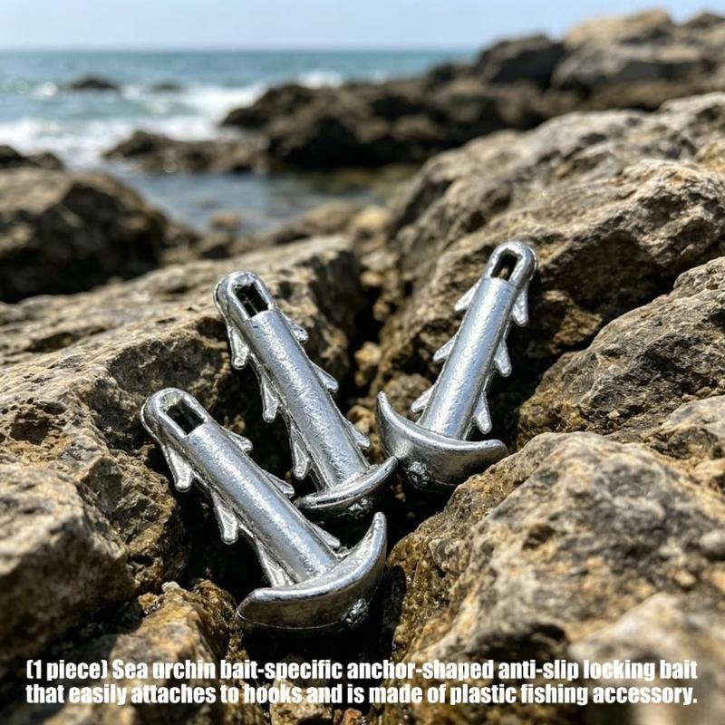 Anchors Shape Sinkers AntiSlip Sea Urchin Baits Fishing Weights Lightweight Easy Hook Design For Saltwater Fishing