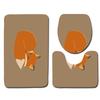 Bathroom Floor Mat Bathroom Mat Toilet Three-Piece Set