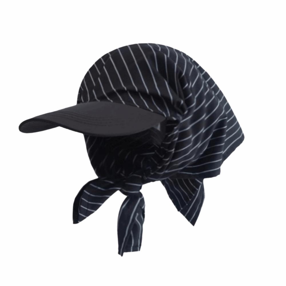 Retro Plaid Tied Head Cap Breathable Strap Headscarf Hat Sunshade Baseball Caps Travel Vacation