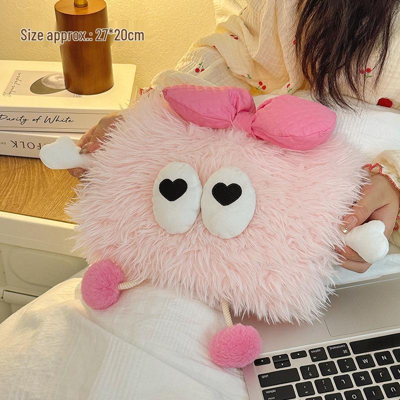 Rechargeable Plush Hot Water Bottle - Explosion-Proof Hand Warmer, 2024 Style Electric Bed Warmer.
