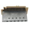 Musiclily 10.5mm String Pitch Short Block Two-Point Support Tremolo Bridge Unit for Squier Strat Guitars, Gold