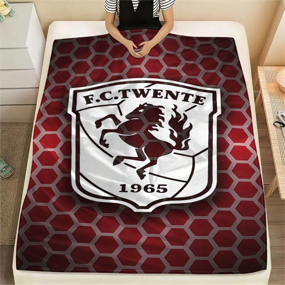 FC. Coperta in Flanella Twente, Alta qualità, Confortevole per Tutte le Stagioni, Decorazione per la Casa, Calore e Comfort